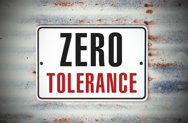 zero tolerance image